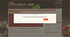 Desktop Screenshot of charisma-grill.de